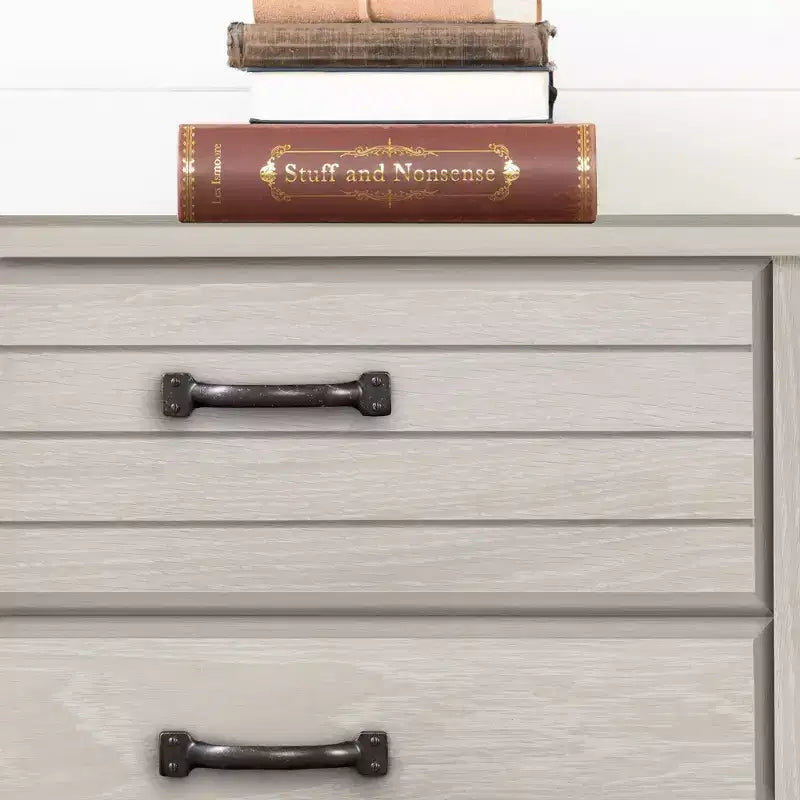 South Shore Ulysses 6-Drawer Double Kids' Dresser Winter Oak