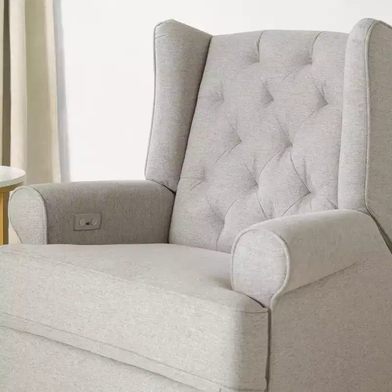 Namesake Harbour Electronic Recliner and Swivel Glider with USB Port