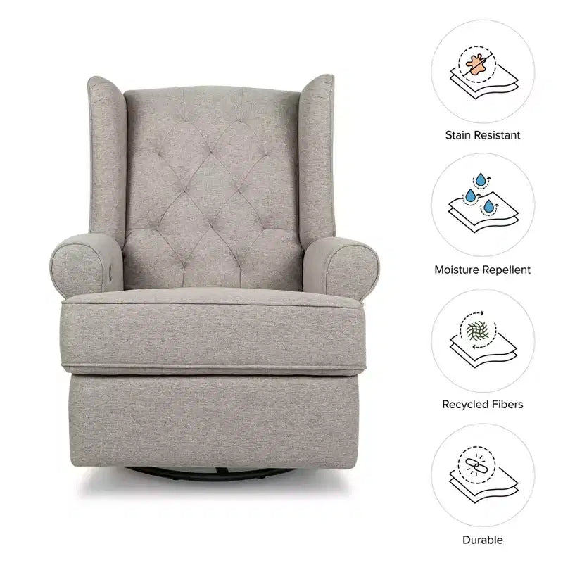 Namesake Harbour Electronic Recliner and Swivel Glider with USB Port