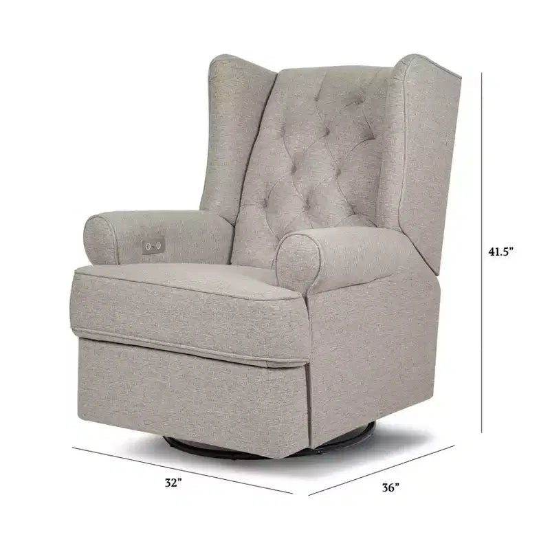 Namesake Harbour Electronic Recliner and Swivel Glider with USB Port