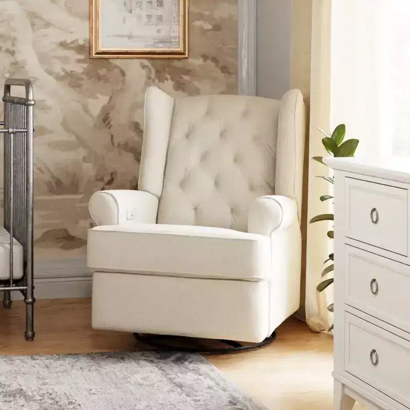 Namesake Harbour Electronic Recliner and Swivel Glider with USB Port