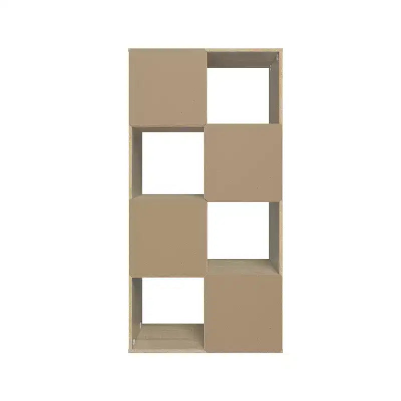 Homez 46.46 in. Tall Wood 4-Shelf Etagere Bookcase