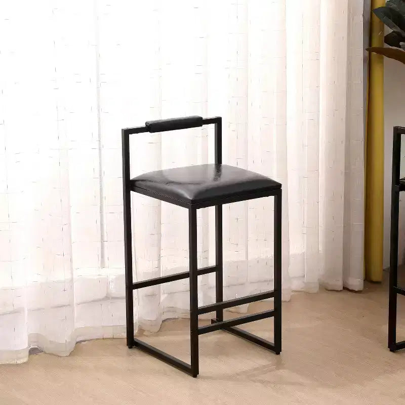 Okak 25 Modern Bar Counter Height Chairs Set of 2, Counter Stools with Backrest&Footrest, Upholstery Barstools Dining Chairs for Kitchen