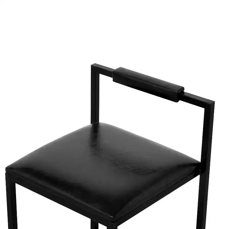 Okak 25 Modern Bar Counter Height Chairs Set of 2, Counter Stools with Backrest&Footrest, Upholstery Barstools Dining Chairs for Kitchen