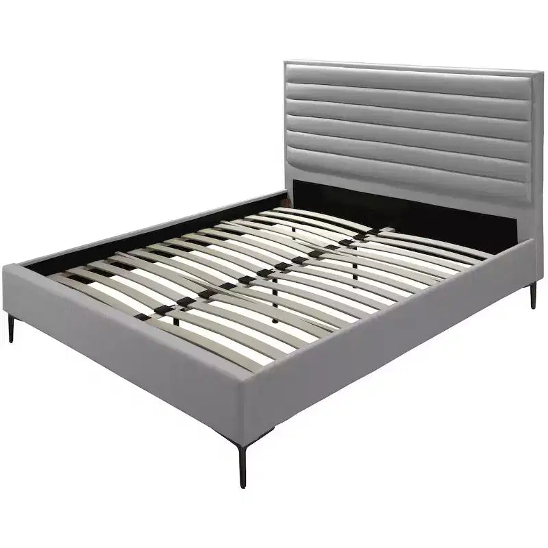 Meridian Furniture,Hunter Linen Textured Bed