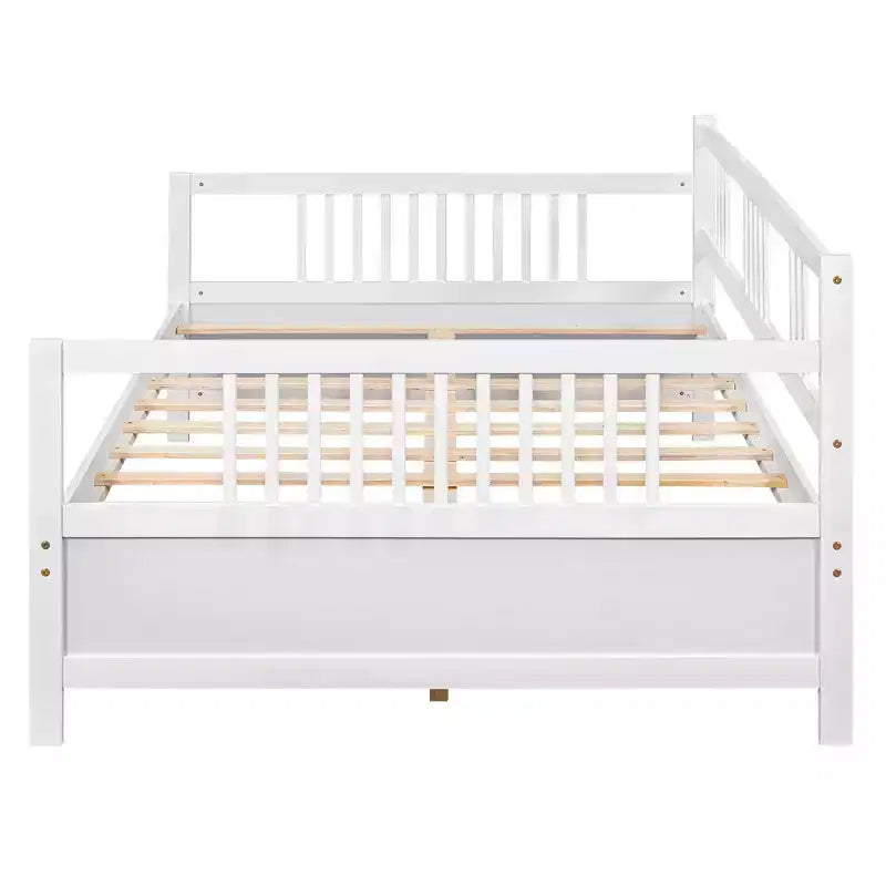Bellemave Full Size Daybed with Support Legs, White