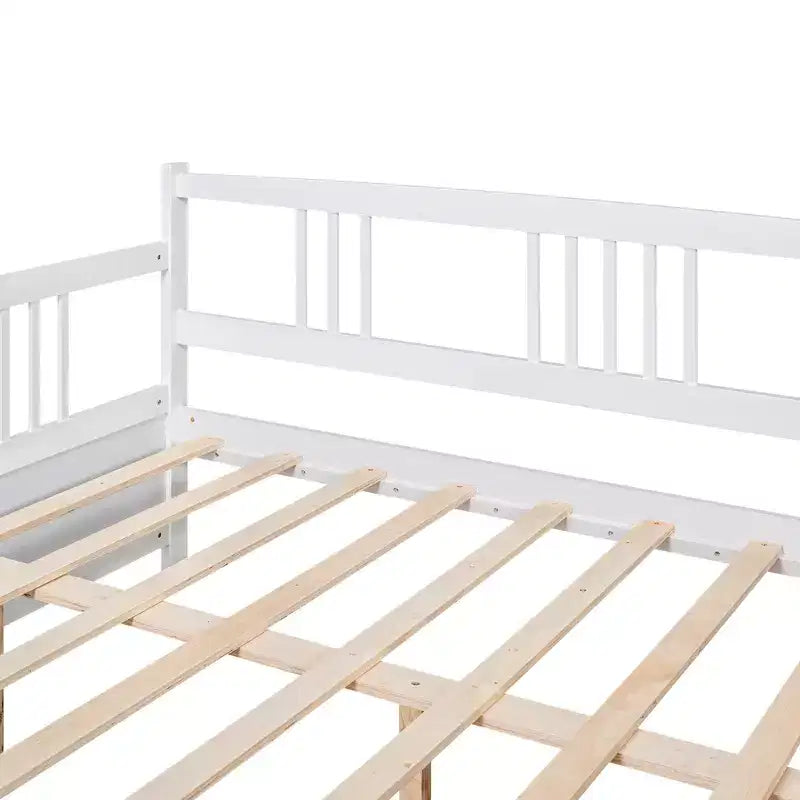 Bellemave Full Size Daybed with Support Legs, White