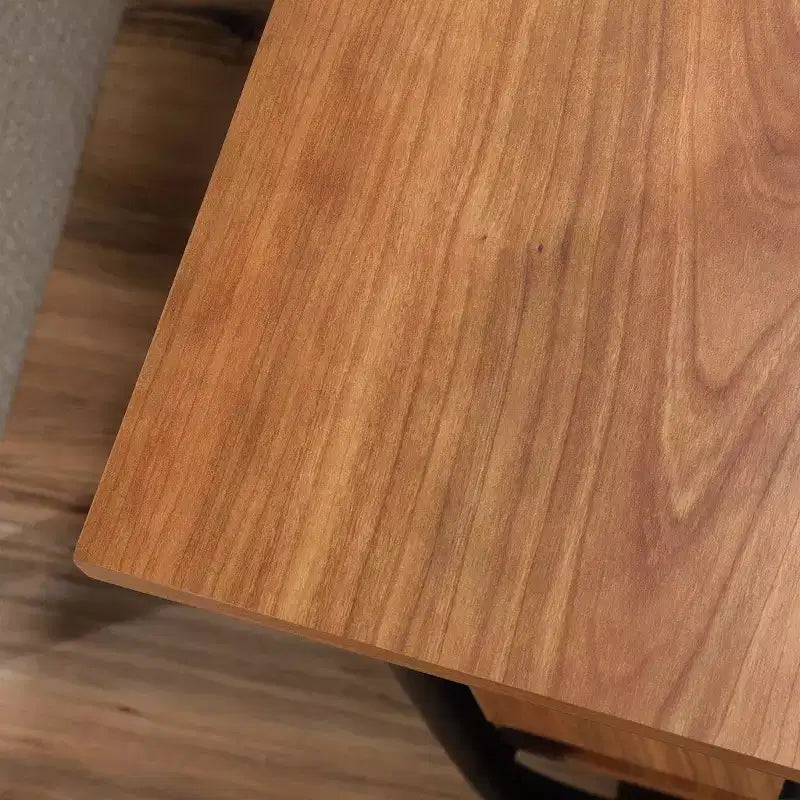 Union Plain Recliner Table Prairie Cherry - Sauder: Adjustable Shelf, Storage, Rectangle, MDF, 4 Point/Leg, Living Room