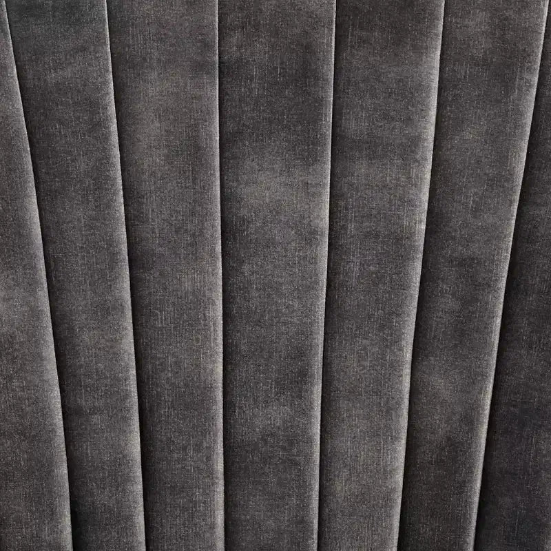 55 Downing Street Austen 28 Wide Tufted Charcoal Gray Velvet Armchair