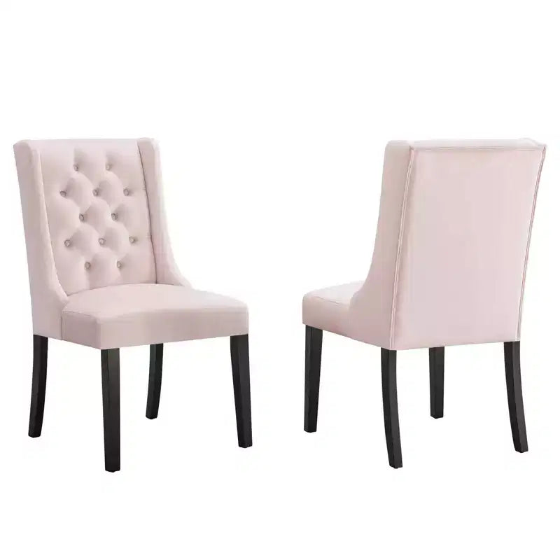 Set of 2 Baronet Performance Velvet Dining Chairs - Modway