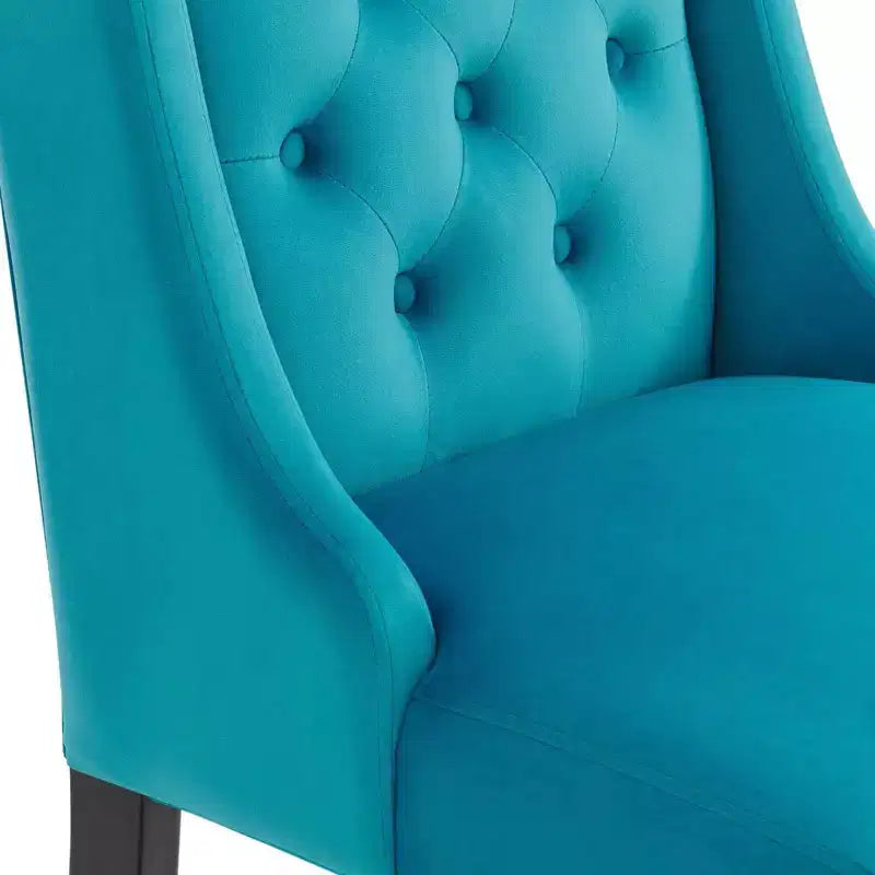 Set of 2 Baronet Performance Velvet Dining Chairs - Modway
