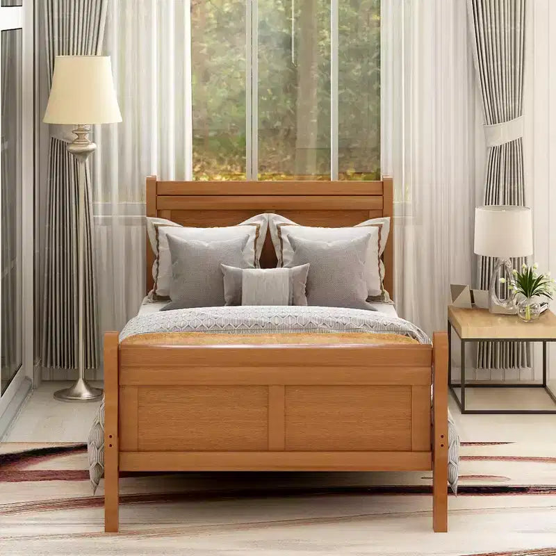 Twin size Platform Bed with Headboard and Footboard RE-ModernLuxe