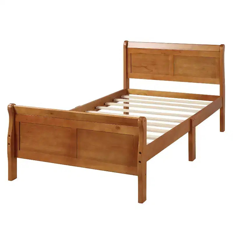 Twin size Platform Bed with Headboard and Footboard RE-ModernLuxe
