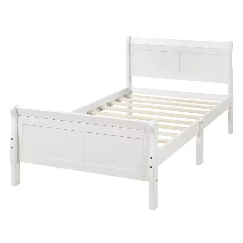 Twin size Platform Bed with Headboard and Footboard RE-ModernLuxe