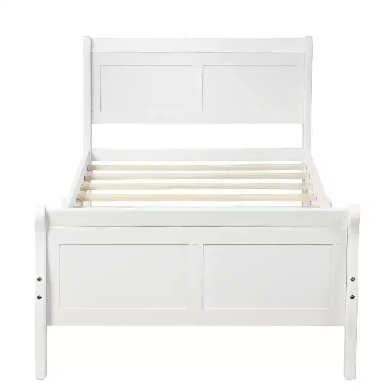 Twin size Platform Bed with Headboard and Footboard RE-ModernLuxe