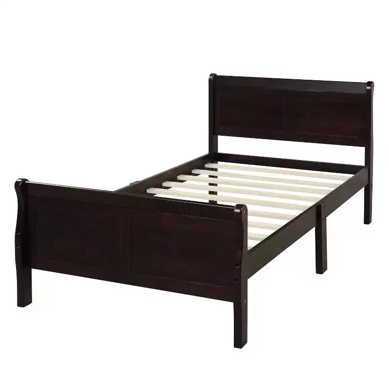 Twin size Platform Bed with Headboard and Footboard RE-ModernLuxe