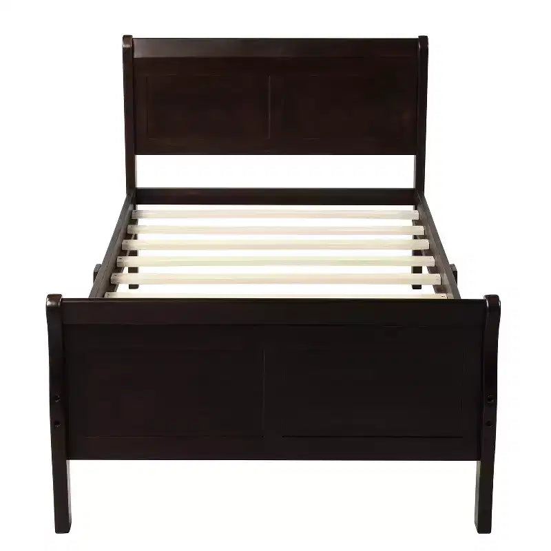 Twin size Platform Bed with Headboard and Footboard RE-ModernLuxe