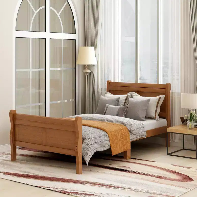 Twin size Platform Bed with Headboard and Footboard RE-ModernLuxe
